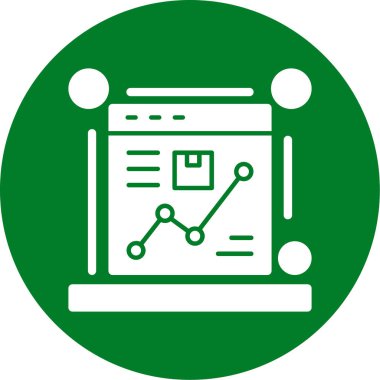 seo modern simgesinin vektör illüstrasyonu