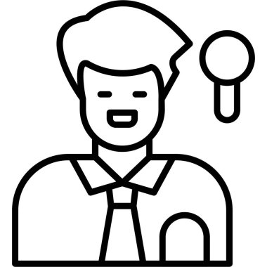 Yönetici simgesi, vektör illüstrasyonu