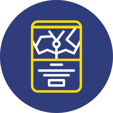 Telefon simgesi vektör illüstrasyonu