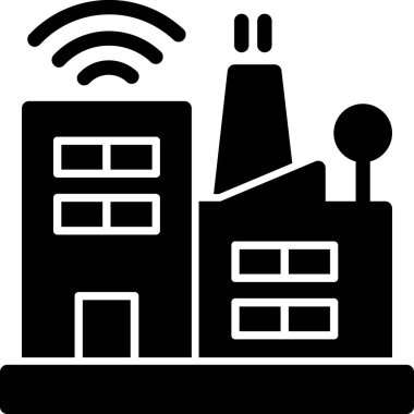 Kablosuz. Web simgesi basit illüstrasyon