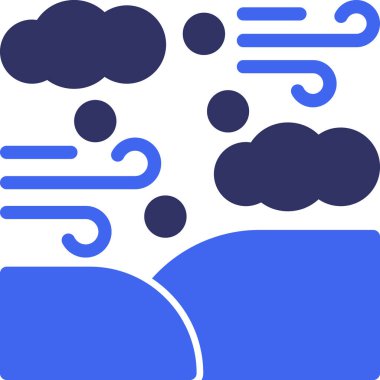 Bulut simgesi vektör illüstrasyonu