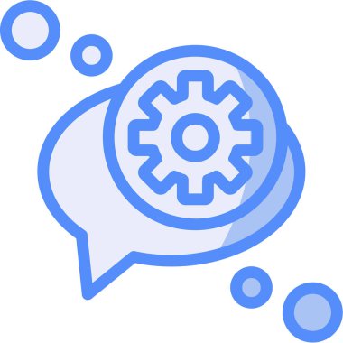 Sohbet mesajı simgesi, modern tasarım