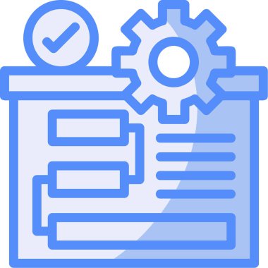 Belge. Web simgesi basit illüstrasyon