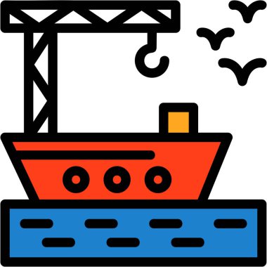 Vinç kargo taşımacılığı simgesi