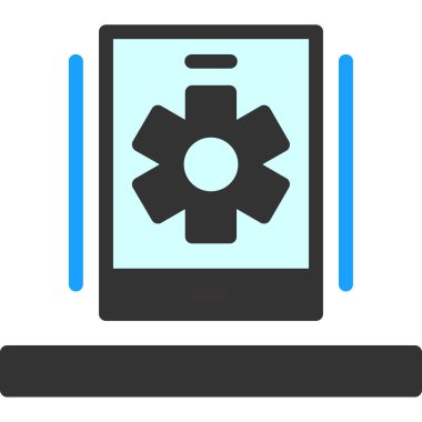 Telefon ayarları. Basit illüstrasyon