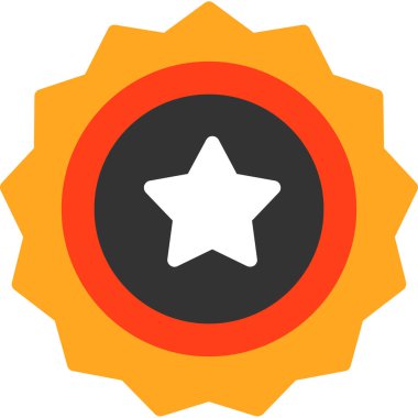 yıldız simgesi, vektör çizimi