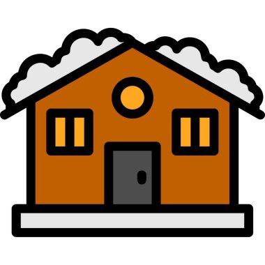 ev simgesi vektör illüstrasyonu