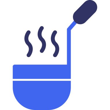 Barbekü. Web simgesi basit illüstrasyon