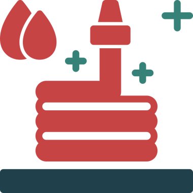 Kan bağışı modern simge, vektör illüstrasyonu