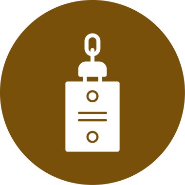 Bir benzin istasyonu simgesinin vektör illüstrasyonu