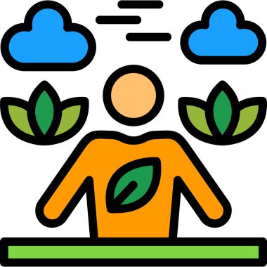 bulut çevre ekoloji simgesi