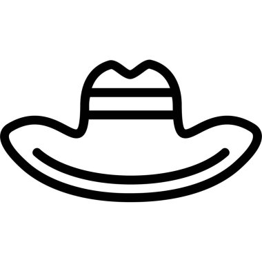 Şapka. Web simgesi basit illüstrasyon