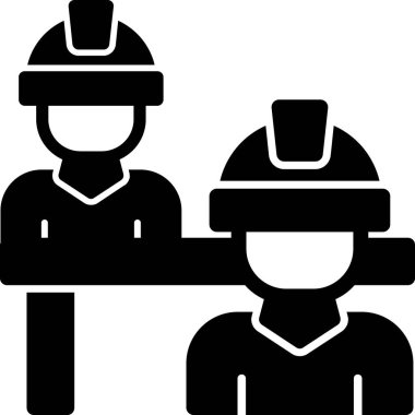 inşaat başlığı vektör simgesi