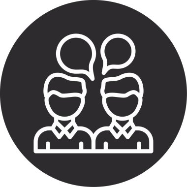 İnsan simgesinin vektör illüstrasyonu