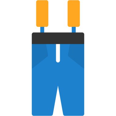 pantolon simgesi vektör illüstrasyonu