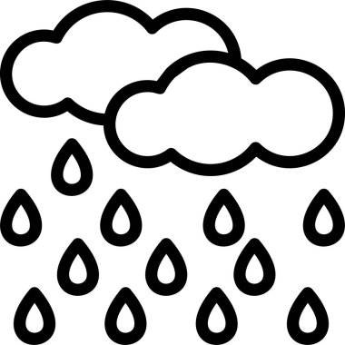 bulut yağmuru simgesi