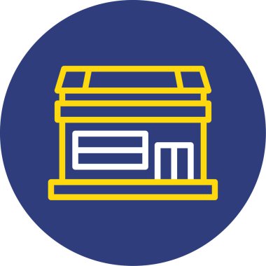 Modern b 'nin vektör illüstrasyonu eksik simgesi