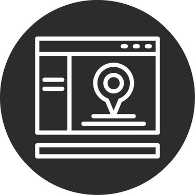 Web tasarım ikonu vektör illüstrasyonu