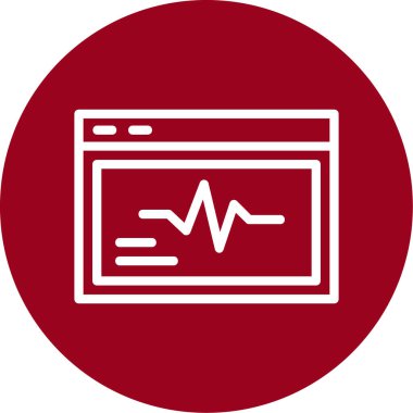 Web simgesi vektör illüstrasyonu