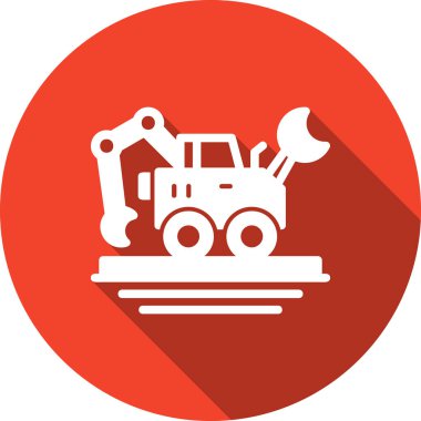 Kazı vektör simgesi. Grafik ve web tasarımı için illüstrasyon tasarımı.