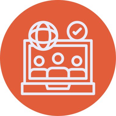 Modern eğitim simgesinin vektör illüstrasyonu