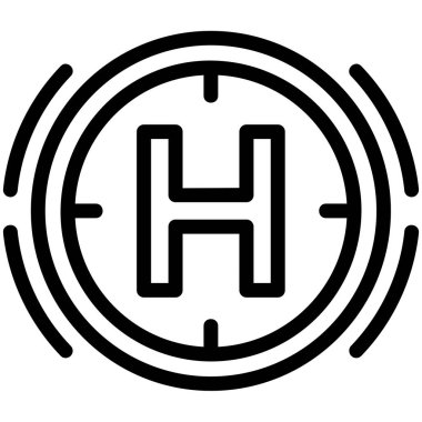 Modern bir simgenin vektör illüstrasyonu