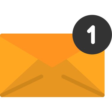 zarf simgesi vektör illüstrasyonu