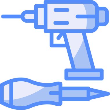 Dosya taslağı biçiminde inşaat tornavida simgesi