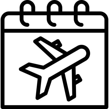 flight icon vector illustration