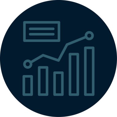 vektör pasta çizelgesi simgesi