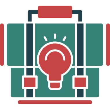 İş simgesinin vektör illüstrasyonu