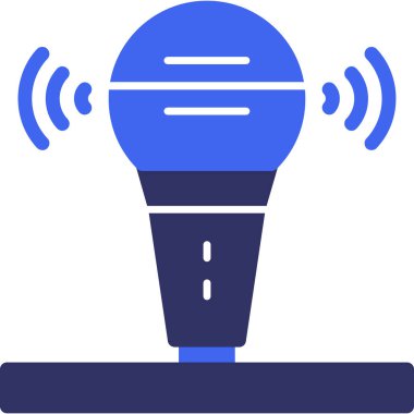 mikrofon vektör simge tasarlamak