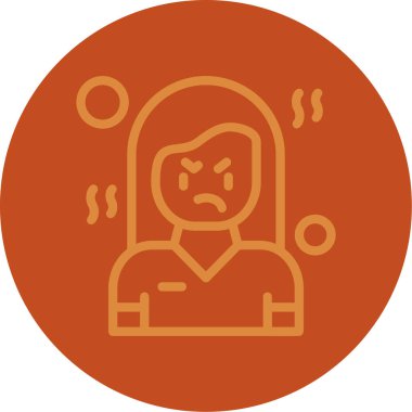 Dolar işareti olan bir kadının vektör çizimi