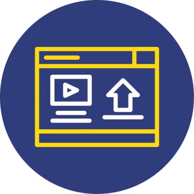 Web simgesi, vektör illüstrasyonu