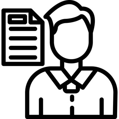 Belge vektör illüstrasyon tasarımına sahip iş adamı