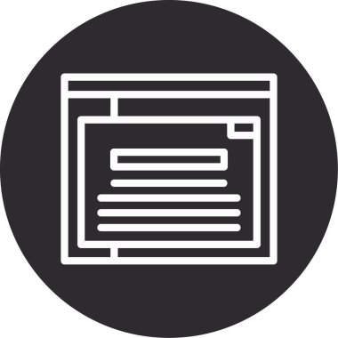 Seo simgesinin vektör illüstrasyonu