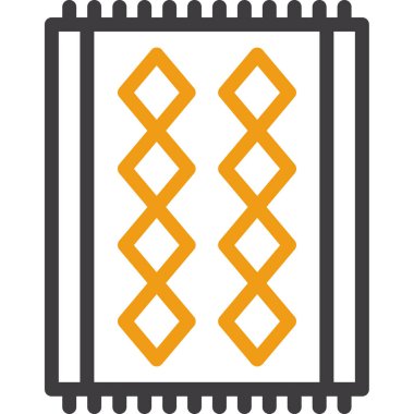 Çit. Web simgesi basit illüstrasyon