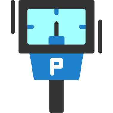 Araba motoru. Web simgesi basit illüstrasyon