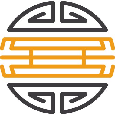 ekmek fırını yemek simgesi ana hatlarıyla