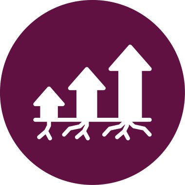 İş ve finans simgesinin vektör illüstrasyonu