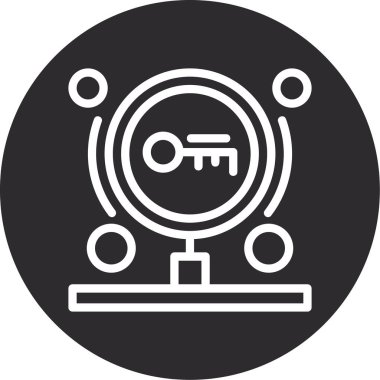 seo modern simgesinin vektör illüstrasyonu