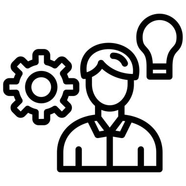 iş simgesi vektör illüstrasyonu