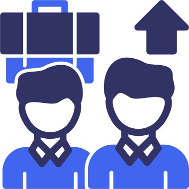 iş simgesi vektör illüstrasyonu