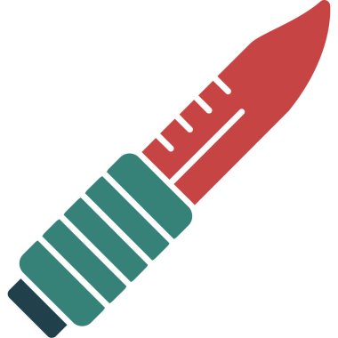 Bıçak. Web simgesi basit illüstrasyon