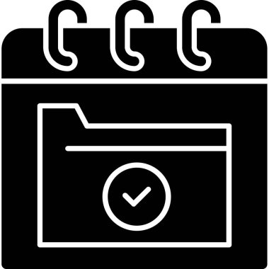 Kontrol listesi. Web simgesi basit tasarım