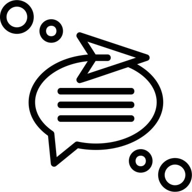 ileti sohbet simgesi