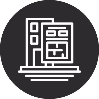 modern yapı vektörü illüstrasyonu