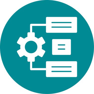 şebeke. Web simgesi basit illüstrasyon