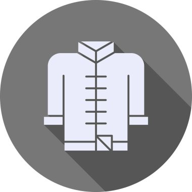 Ceket ikonu. vektör illüstrasyonu