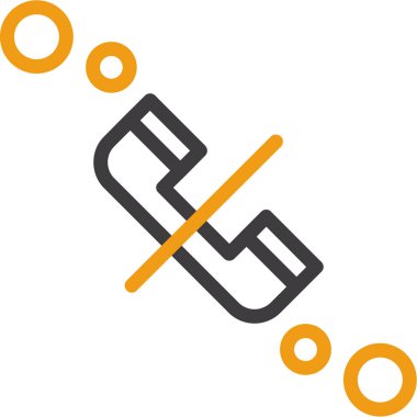 Zincir bağlantı vektör simgesi